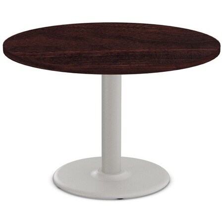 Special-T Table, Round, 42in Dia x 29in, Fog Gray Base/Espresso Top SCTCANT242GES